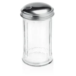 Distributeur en Verre/inox H 135 mm Ø 75 mm - Lot de 6 - Was Germany