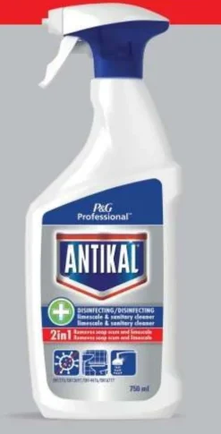 Désinfectant Sanitaires 2en1 anti calcaire - Lot de 20 Spray de 750ml - Procter & Gamble France