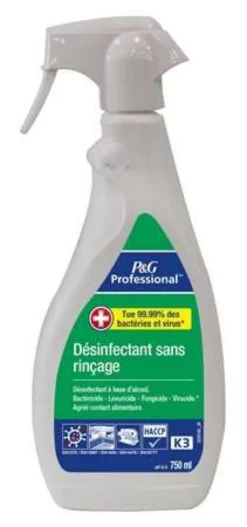 désinfectant sans rincage spray 750ml - Lot de 24 - Procter & Gamble France
