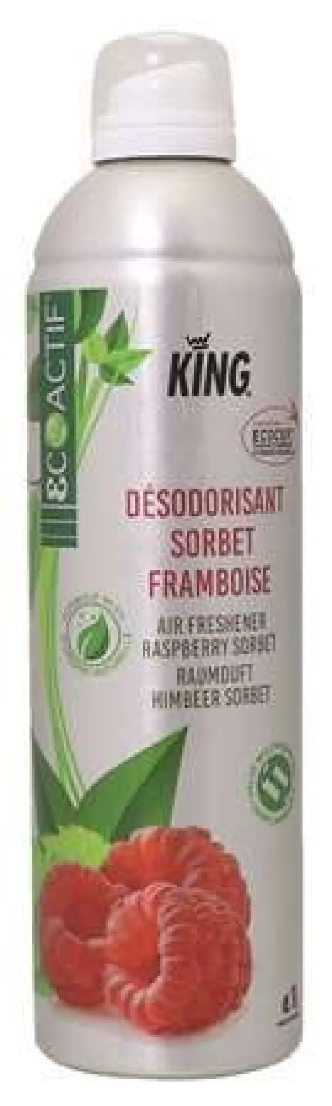 Désodorisant Aérosol 400 ml Parfum Sorbet Framboise - Lot de 24 - Sico