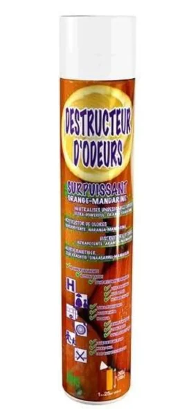 Désodorisant Concentré Surpuissant Spray 750ml - Lot de 2 Colis de 12 - Sico