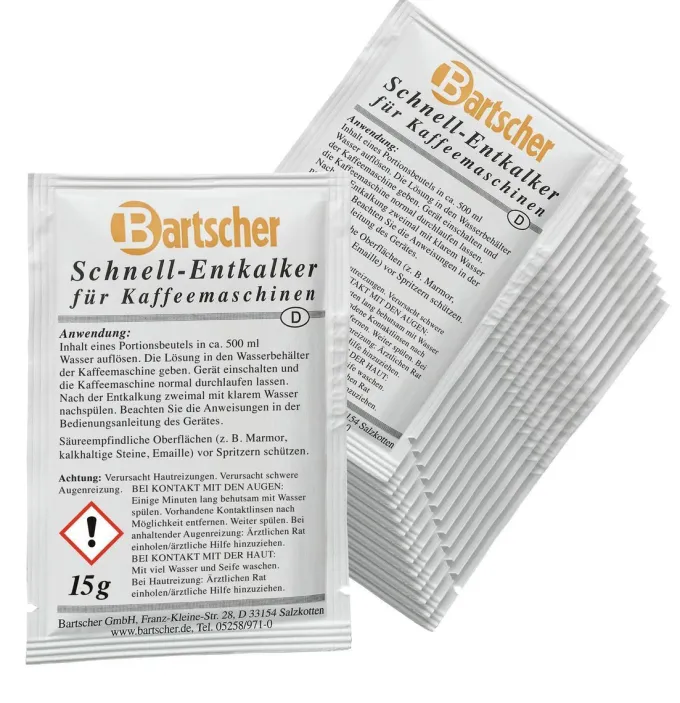 Détartrant Pour Machine à Café Bartscher - 30 Sachets - Bartscher