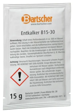 Détartrant Pour Machine à Café Bartscher - 30 Sachets - Bartscher