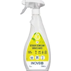 Détergent Désinfectant Surfaces Hautes 750ml Inoveo - Lot de 7 Colis de 6 - Pollet Sa