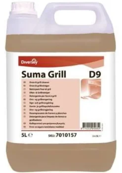 Détergent pour Fours Grils Salamandres - Lot de 4 x 5 Litres - Diversey
