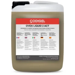 Détergent Produit de Rinçage 2en1 pour Fours Autonettoyants - Bidon de 10 kg - Codigel