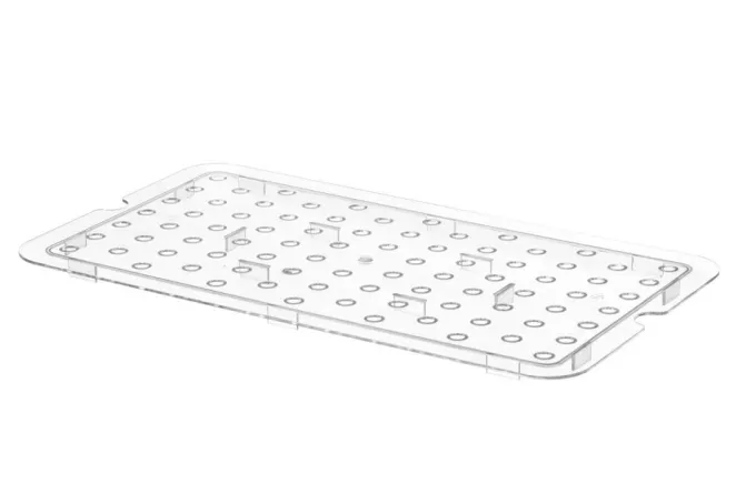 Egouttoir Gastronorme Profi Line GN 1/1 Transparent 467x263 mm - Hendi