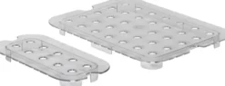 Egouttoir Gastronorme Profi Line GN 1/6 Transparent 118x106 mm - Hendi