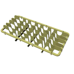 Embout plastique pour assiettes 50x50x4 - C 1411 - Redfox