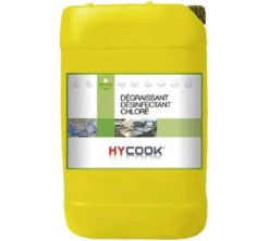 2 en 1 Dégraissant Désinfectant Chlore Bidon de 22L - Lot de 3 - Hypred Groupe Kersia