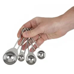 Ensemble de 4 Cuillères Doseuses en Inox - Kitchen Craft