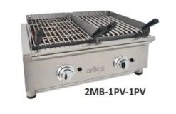 Ensemble de Cuisson Combiné FLEXI Série 600 - Meuble avec 1 Grille et Frytop Rectifié - Arilex