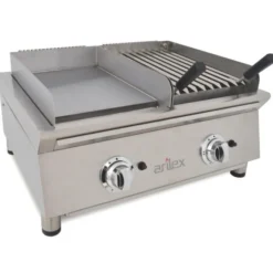 Ensemble de Cuisson Combiné FLEXI Série 600 - Meuble avec 1 Grille et Frytop Rectifié - Arilex