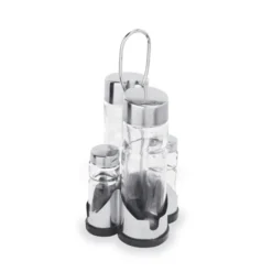 Ensemble Huile Vinaigre Sel et Poivre avec Support - Was Germany