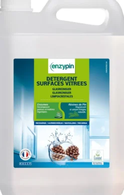 EnzyPin Vitres & Surfaces - Lot de 3 Colis de 4 Bidons de 5L - Action Pin
