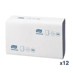 Essuie-Main Pli en Z Bleu Lot de 12 Tork