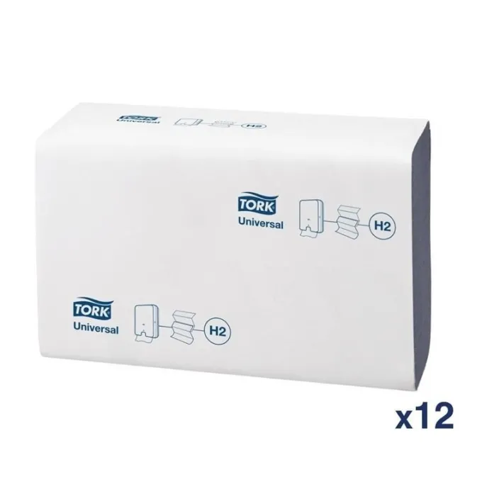 Essuie-Main Pli en Z Bleu Lot de 12 Tork