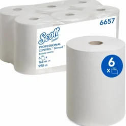 Essuie mains ecolabel 165m - Lot de 2 colis de 6 - Kimberly Clark