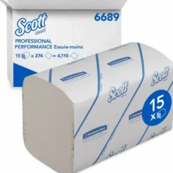 Essuie mains scott - Lot de 2 colis de 15x274 - Kimberly Clark
