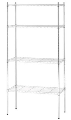 Etagère de Stockage 4 Grilles 4910 Acier Chromé - Bartscher