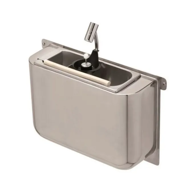 Evier pour Cuillère à Glace 410X120X270 mm - Avec Douchette et Raccordement d'Eau - Combisteel