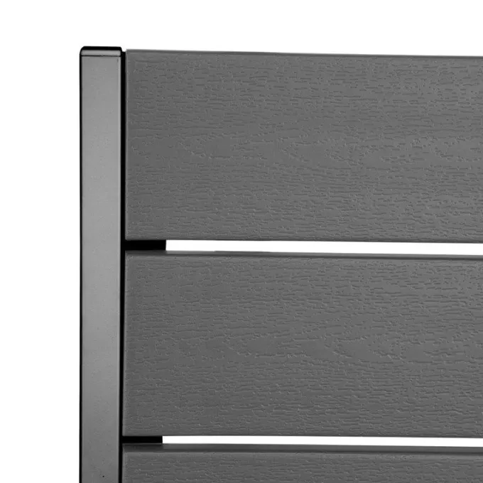 Fauteuils à Lattes Valletta Gris - Lot de 4 - Bolero