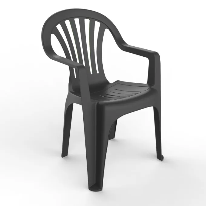 Fauteuil Terrasse PALS Anthracite - Set de 2 - Resol