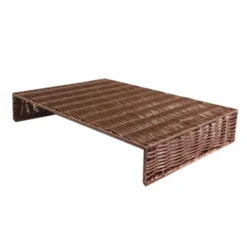 Faux Fond Polypropylène pour Corbeille Carita PM Marron Lot de 4 - Prolinea