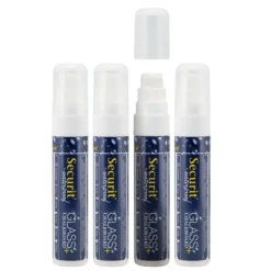Feutre-craie Wtarproof Blanc lot de 4 - pointe large 7-15mm - Securit