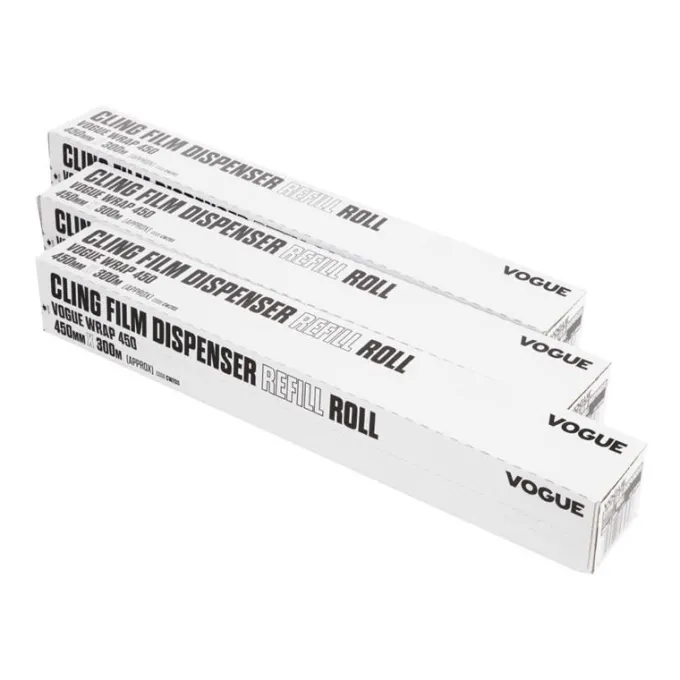 Film Alimentaire Pré-Découpé de 500 m x 450 mm - Lot de 3