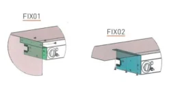 Fixations latérales pour rampes chauffantes - Sofraca
