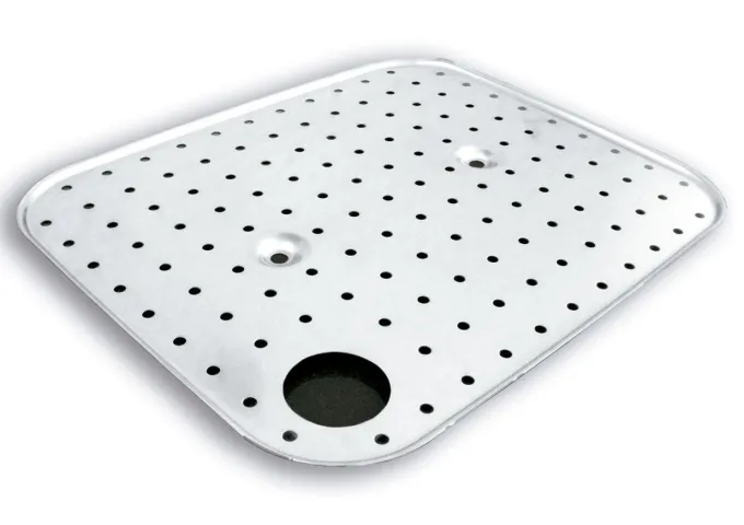 Fonds Perforés Inox pour Plonges - 500x500mm - Distform
