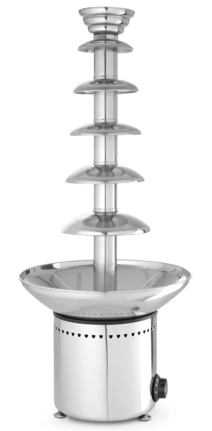 Fontaine à chocolat - Inox - 6 Niveaux - Hendi