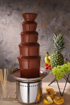 Fontaine à Chocolat - 5 Niveaux - Inox - Hendi