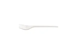 Fourchette blanche CPLA blanc 16,8 cm - 1500 unités - Betik