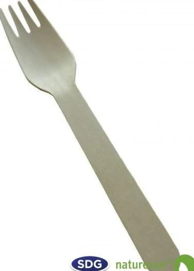 Fourchette en Bois Naturel 16,5 cm - SDG - Lot de 2000
