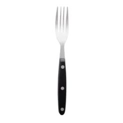 Fourchette à viande 200 mm manche noir Lot de 12 Olympia