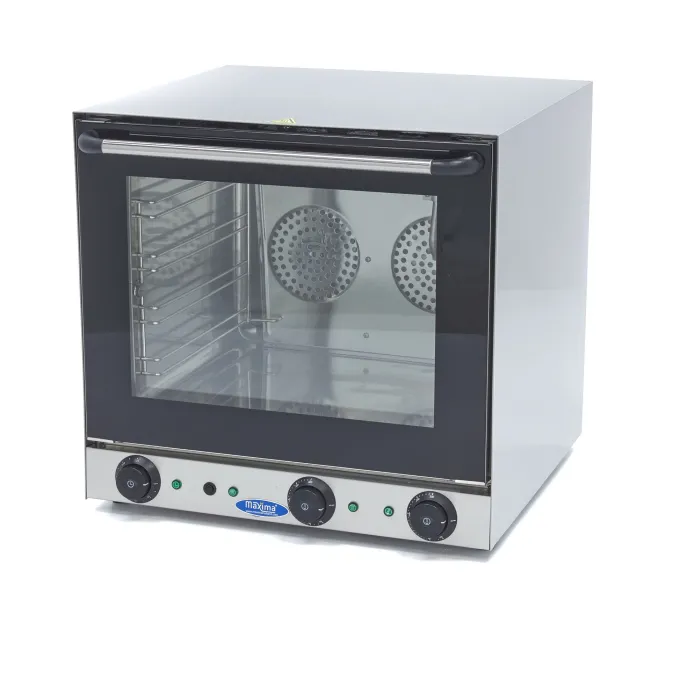 Four à Convection - Gril et Vapeur - 4 Plateaux - Minuterie Intégrée - Maxima