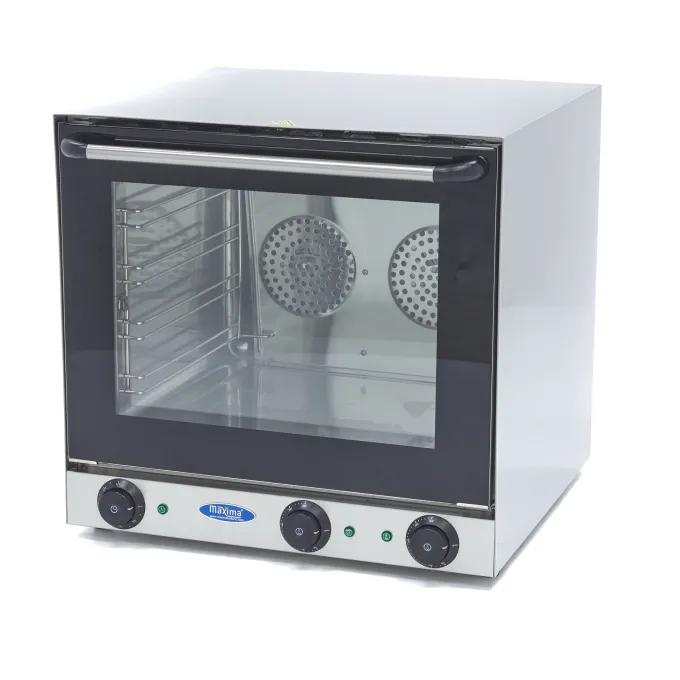 Four à Convection - Gril - 4 Plateaux - Minuterie Intégrée - 300°C - Maxima