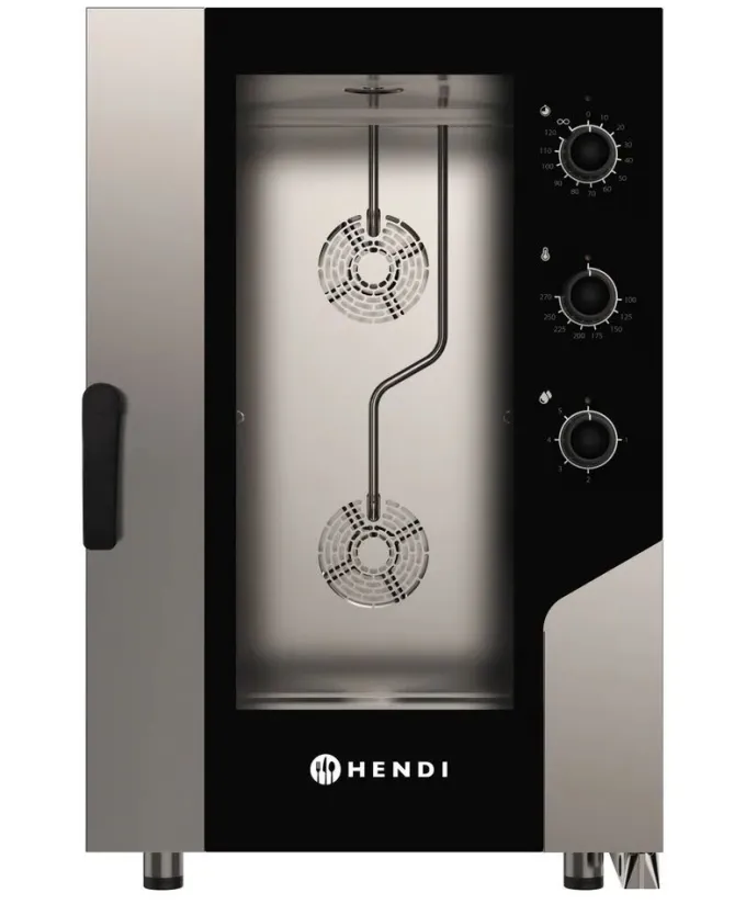 Four mixte CONTROL 11x GN1/1, 400V/15400W, 730x855x(H)1130mm - Hendi