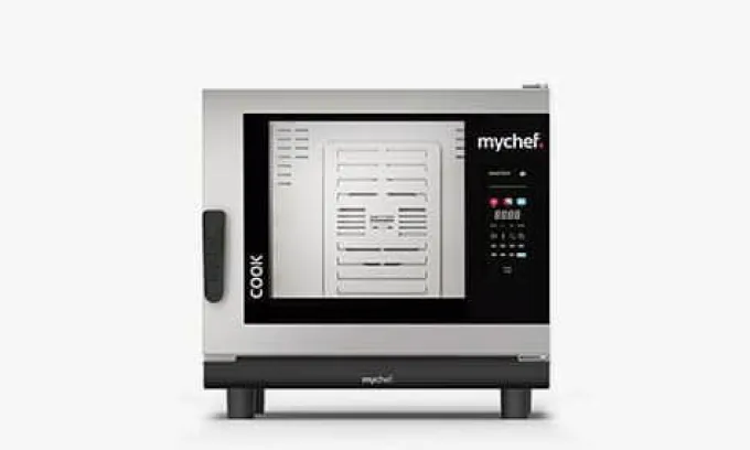 Four Mixte Professionnel Cook Compact Master 6 GN 1/1 avec TSC Ouverture à Gauche - Mychef