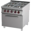 Fourneau à gaz avec four 2/1 SPT 90/80 21 G - Redfox