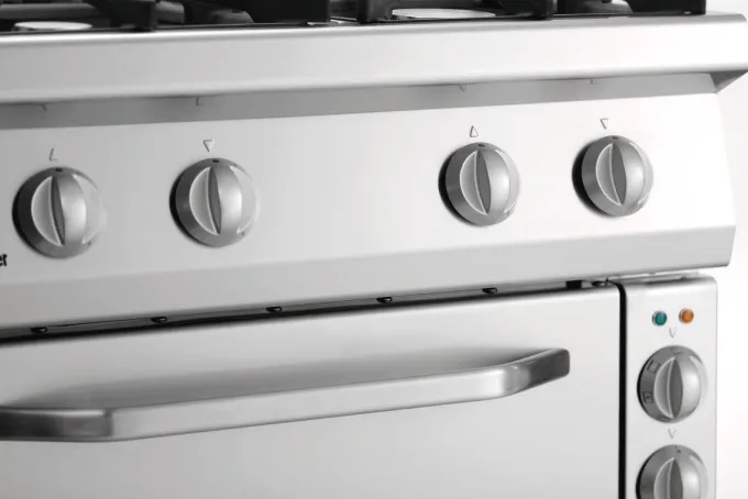 Fourneau à Gaz sur Four Série 700 Classic 4 Brûleurs - 29,4 kW - Bartscher
