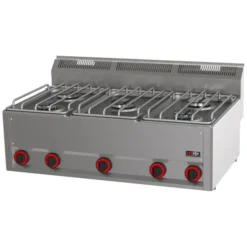 Fourneau à gaz 5x brûleur sans soubassement SP 90/5 GL - Redfox