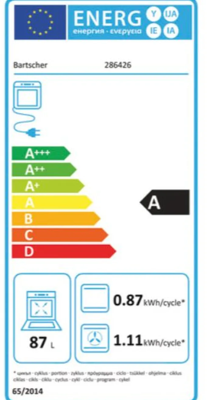 Fourneau à induction avec grand four électrique - Barstcher