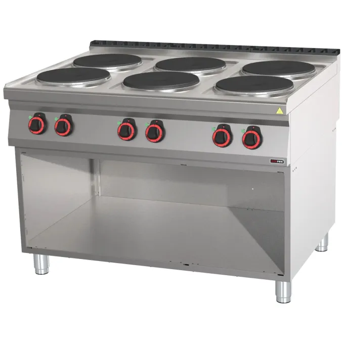 Fourneau électrique 6 feux SP 90/120 E - Redfox