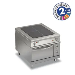 Fourneau Plaque Coup de Feu Electrique sur four - 4 zones - 16 kW - Baron