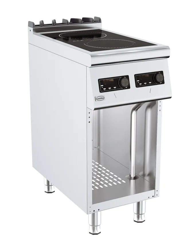 Fourneau sur Meuble Induction Gamme 700 - 2 Plaques - Combisteel