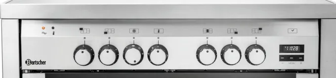 Fourneau vitrocéramique 5K-EBMF - 5 zones de cuisson - Bartscher