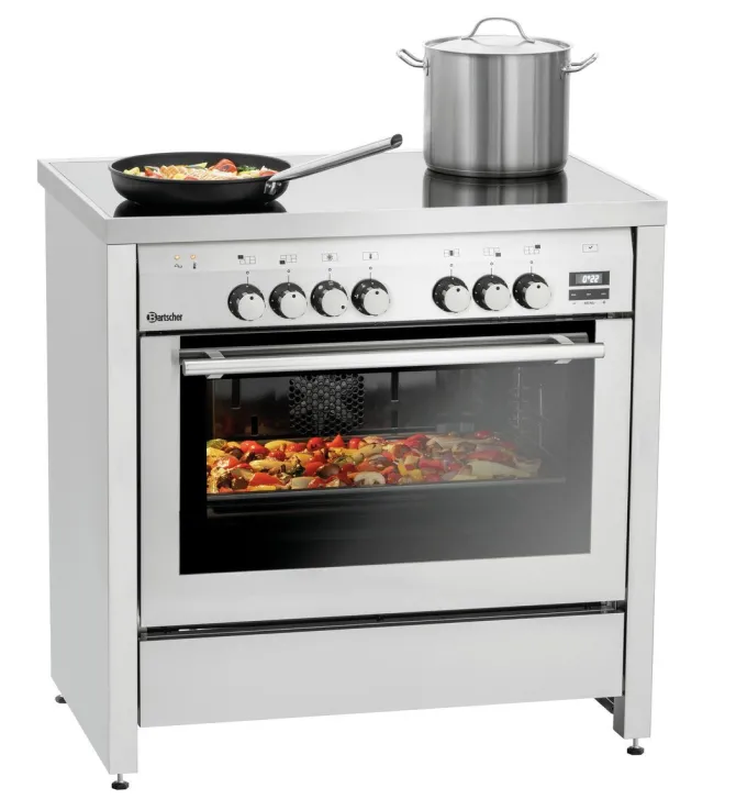 Fourneau vitrocéramique 5K-EBMF - 5 zones de cuisson - Bartscher